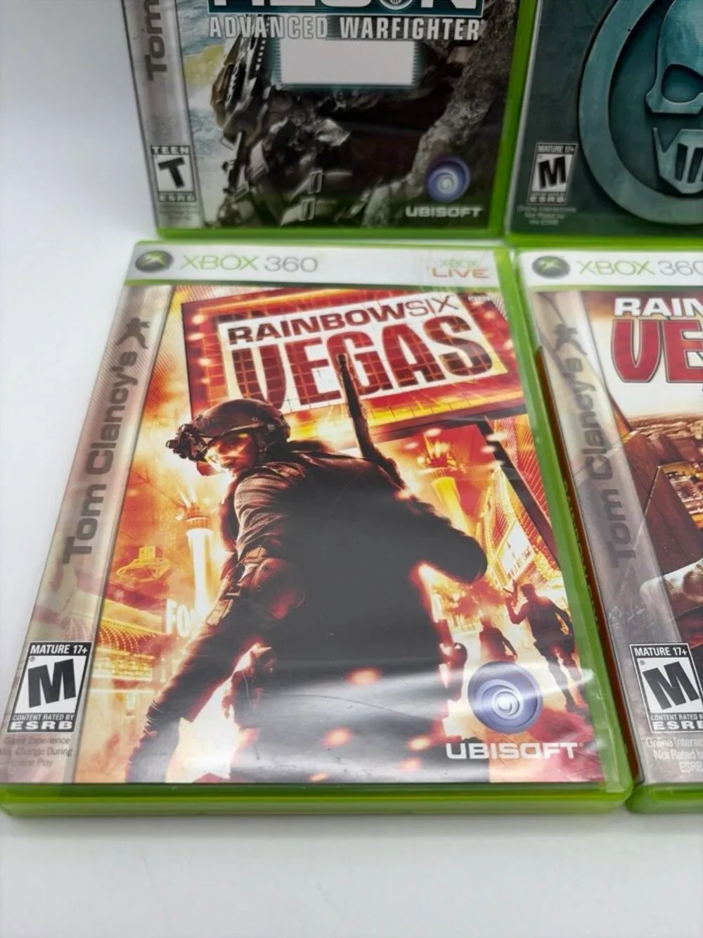 Tom Clancy Xbox 360 Ghost Recon Advanced Warfighter Future Soldier Rainbow 6